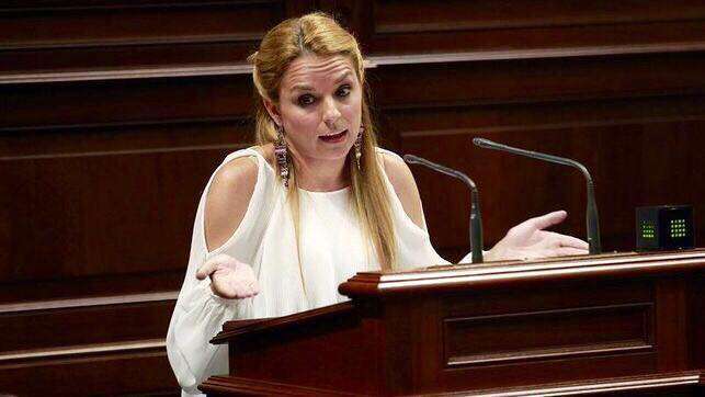 Noemí Santana, portavoz de Podemos en el Parlamento de Canarias (Foto TA)