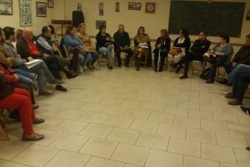 La reunión tuvo lugar este martes en la sede de El Roque Azucarero de Telde (Foto TA)