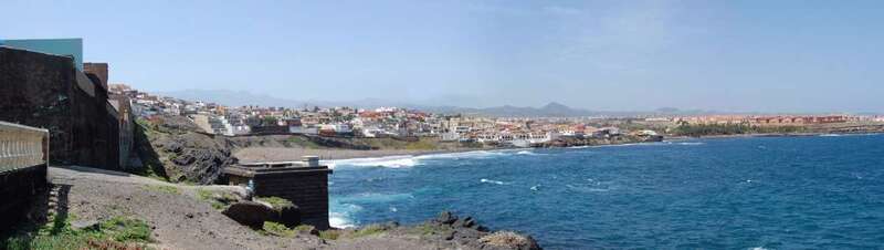 Sector por donde discurrirá el tramo de paseo costero que unirá Taliarte con Playa del Hombre (Foto TA)