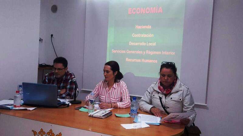 José Antonio Amador presentó la última ponencia de la III Asamblea de Más por Telde (Foto TA)