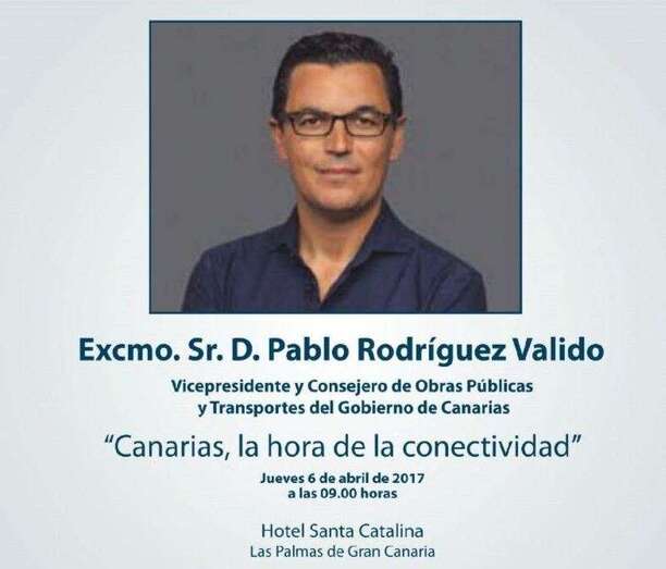 Cartel de la conferencia (Foto TA)