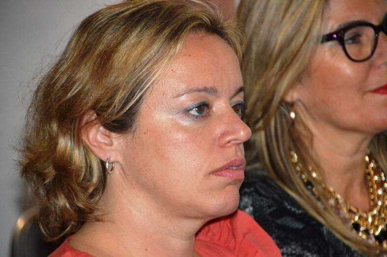 La portavoz popular, Sonsoles Martín, acusa a Carmen Hernández de mentir en el último Pleno (Foto TA)