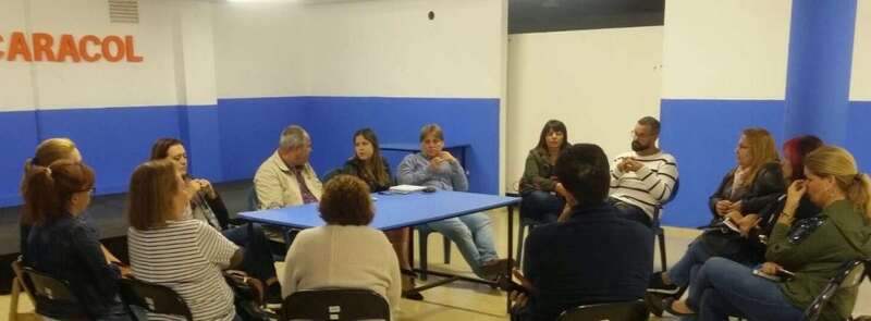 Reunión de anoche del Consejo Político de CC de Telde (Foto TA)