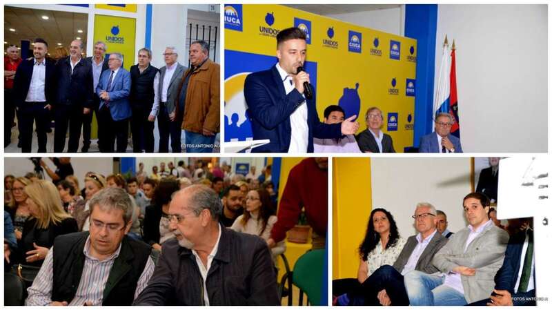 Momento del acto de esta noche en la nueva sede de Ciuca (Foto TA)