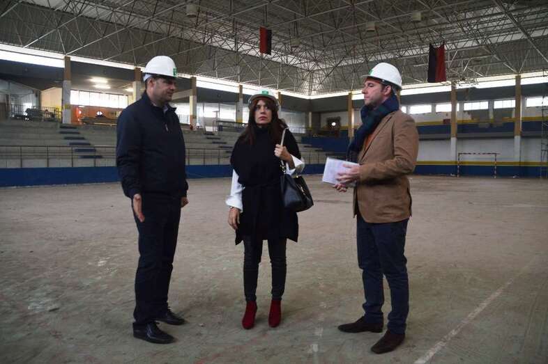Las obras fueron visitadas hace unos mes por la alcaldesa y concejales (Foto TA)