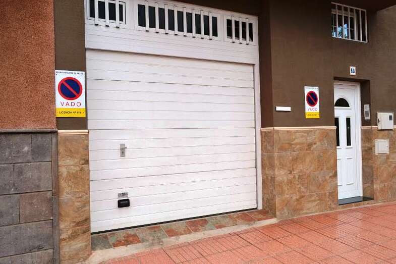 Vado de un edificio particular (Foto TA)