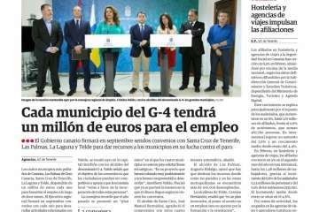 El acuerdo en la prensa regional (Foto TA)