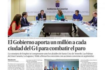 El acuerdo en la prensa regional (Foto TA)