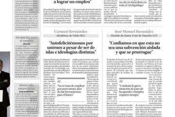 El acuerdo en la prensa regional (Foto TA)