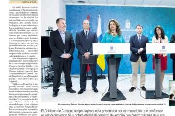 El acuerdo en la prensa regional (Foto TA)