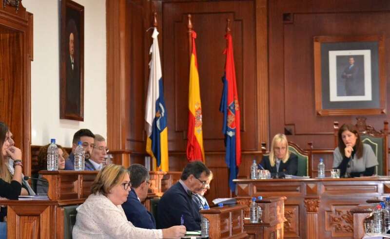 Imagen de un Pleno de Telde reciente (Foto TA)
