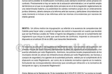 Sentencia del TSJ de Canarias (Foto TA)