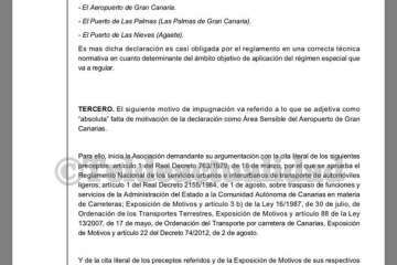 Sentencia del TSJ de Canarias (Foto TA)