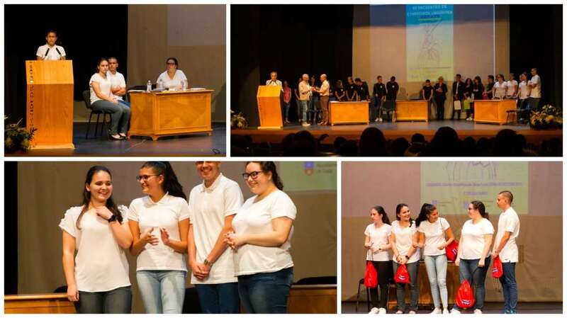 Momentos del debate y entrega de premios (Foto TA)