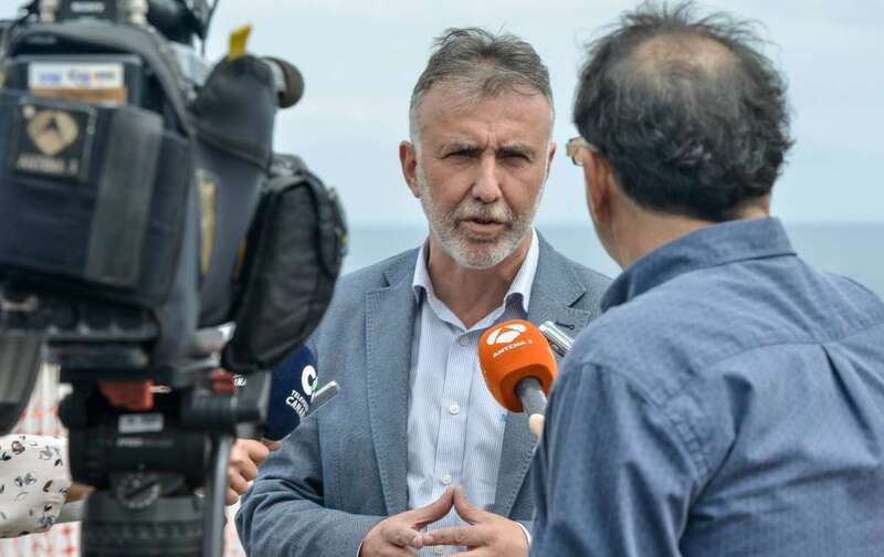 El consejero de Obras Públicas del Cabildo, Ángel Víctor Torres