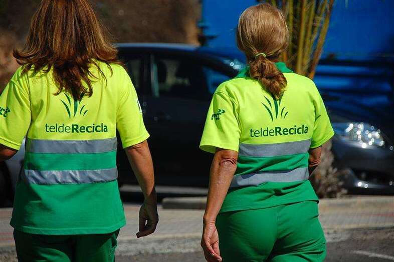 Trabajadoras del servicio de Recogida (Foto TA)