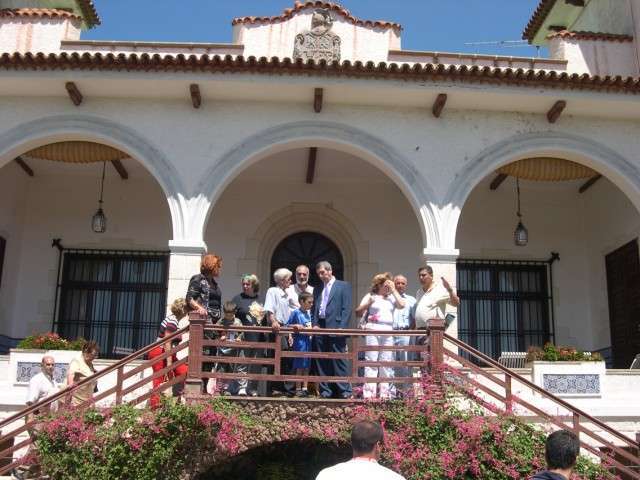 Miembros del Gobierno de Telde en agosto de 2004 en la finca San Rafael (Foto TA)