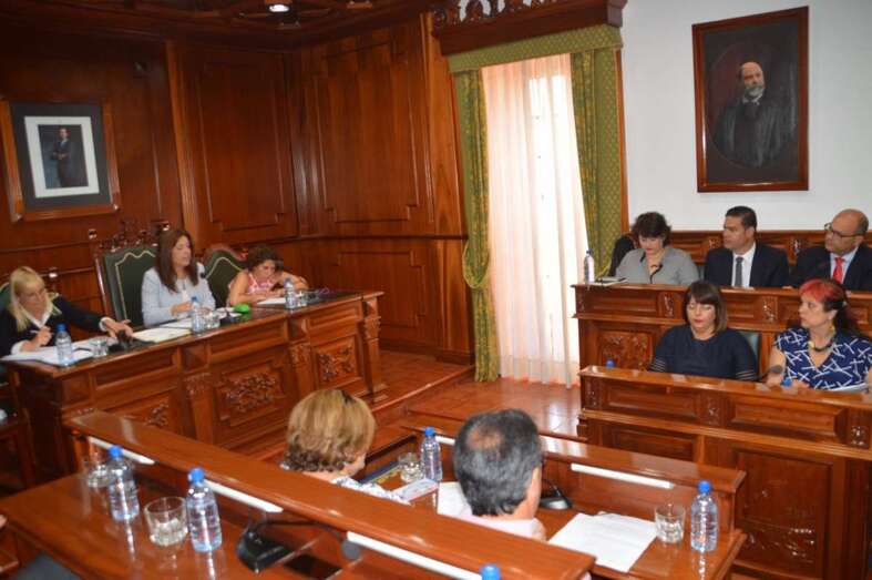 Imagen de archivo de un Pleno reciente del Ayuntamiento de Telde (Foto TA)