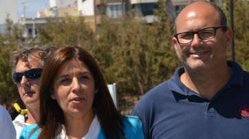 Carmen Hernández y Agustín Arencibia (Foto TA)