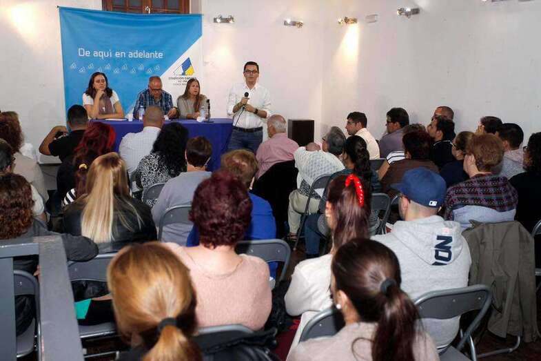 Imagen de archivo de una asamblea de CC de Telde (Foto TA)