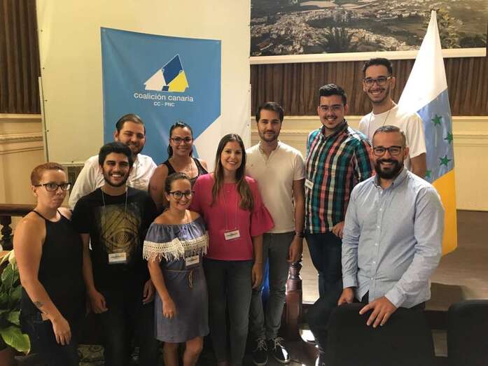 Desarrollo del Congreso Insular de los Jóvenes Nacionalistas de Gran Canaria (Foto TA)