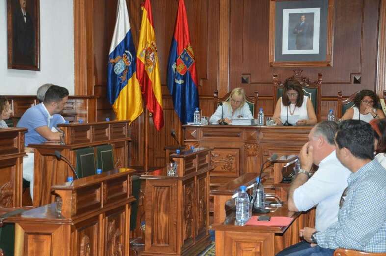 Los cuatro ediles de Más por Telde y Mari Carmen Castellano (PP) se volvieron a ausentar en el Pleno de este lunes (Foto TA)