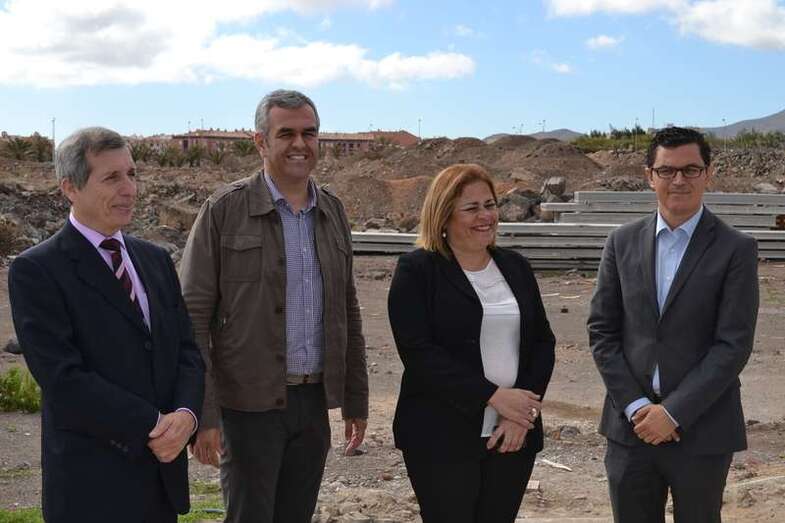 Los cabezas visibles del pacto que aprobaron el Plan de Ajuste de 2012 en La Mareta (Foto TA)