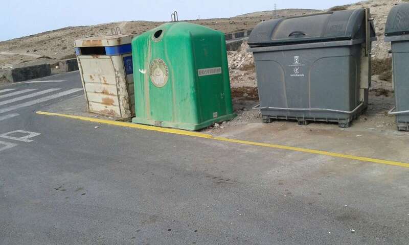 Zona de contenedores (Foto TA)