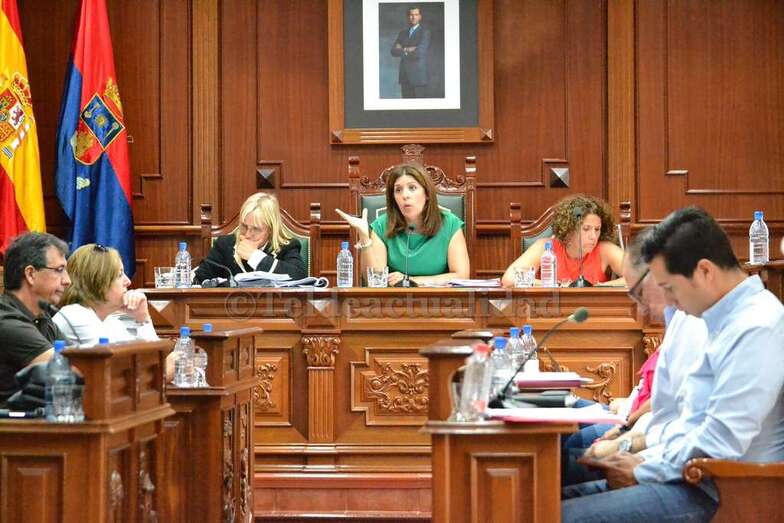 Momento del Pleno de este viernes (Foto TA)