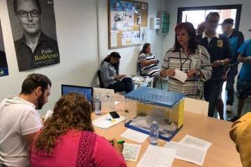 CC de Telde vive una jornada electoral de la que saldrá Monzón como nuevo secretario general (Foto TA)