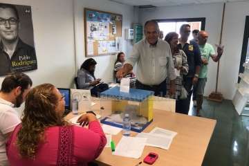 CC de Telde vive una jornada electoral de la que saldrá Monzón como nuevo secretario general (Foto TA)