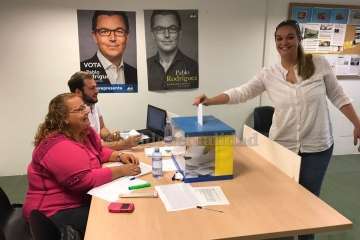 CC de Telde vive una jornada electoral de la que saldrá Monzón como nuevo secretario general (Foto TA)