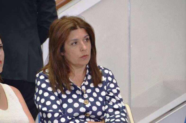 La alcaldesa de Telde, Carmen Hernández (foto TA)