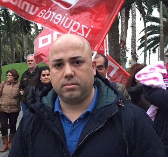 José Antonio Alonso, coordinador de IUC en Telde (Foto TA)