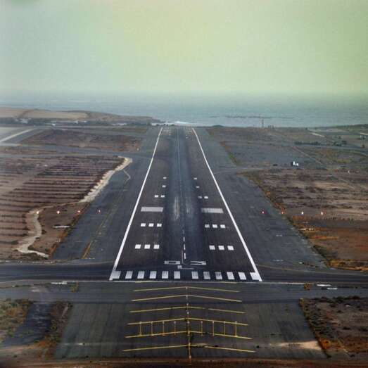 Imagen aérea del Aeropuerto de Gran Canaria (Foto TA)