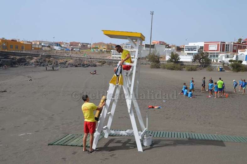 Socorristas de Proactiva en La Garita (foto TA)