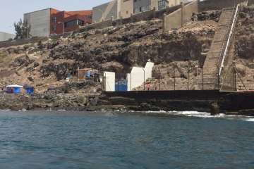 Acampadas en las playas de Silva y San Borondón (Foto TA)