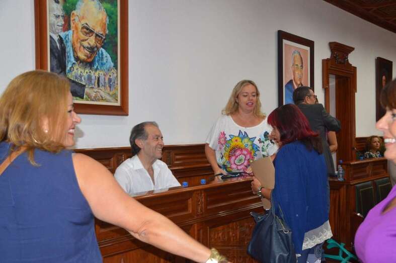 Ediles del PP, en el Pleno de este viernes (Foto TA)