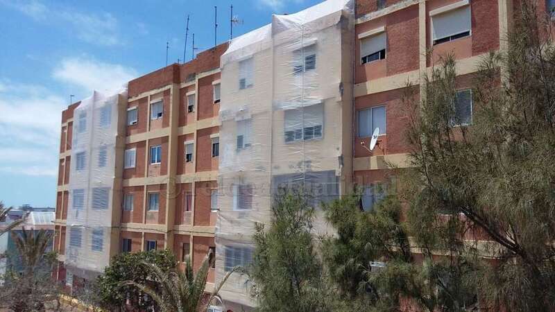 Bloques residenciales de Los Marinos en Melenara (Foto TA)