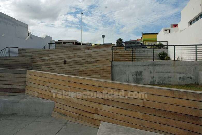 Rampa de acceso a la playa de La Garita desde la calle de Margarita (Foto TA)