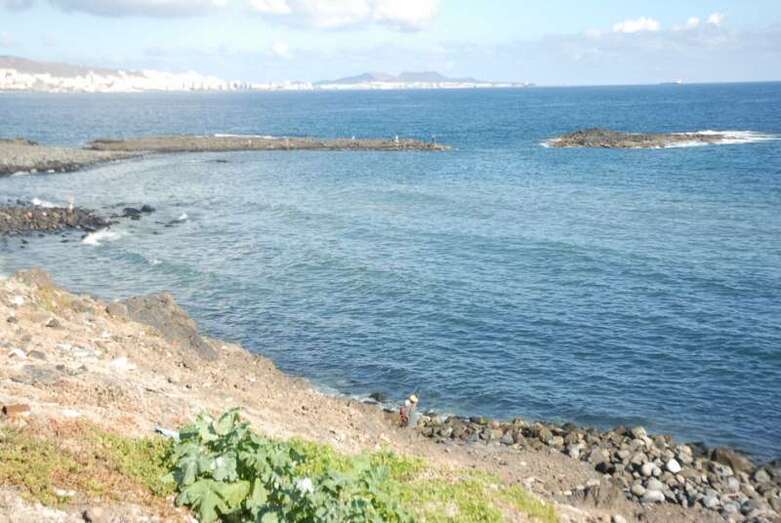 Vertido en la zona de Bocabarranco de Telde (Foto TA)