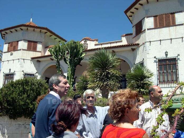 La finca de San Rafael, en agosto de 2004, durante una visita del entonces Gobierno de Telde (Foto TA)