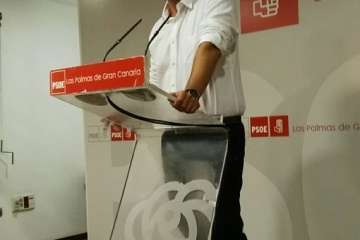 Ramos explica en la capital su proyecto político para el PSOE grancanario (Foto TA)