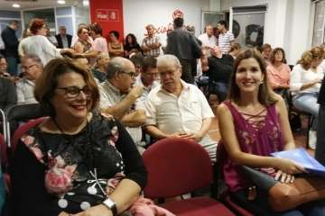 Ramos explica en la capital su proyecto político para el PSOE grancanario (Foto TA)