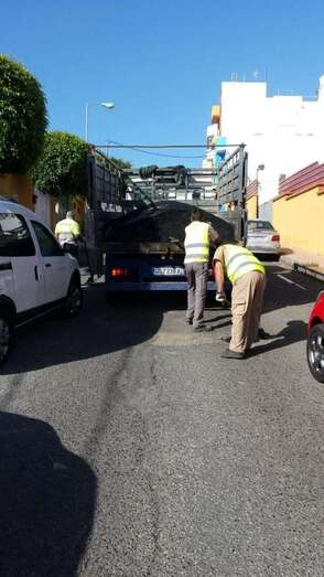 Operarios de Vías y Obras (Foto TA)