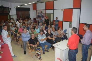 Ramos presenta su proyecto de renovación para el PSOE grancanario en Telde (Foto TA)