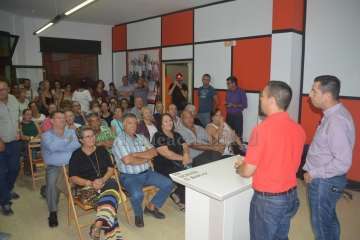 Ramos presenta su proyecto de renovación para el PSOE grancanario en Telde (Foto TA)