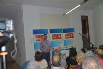 Ramos presenta su proyecto de renovación para el PSOE grancanario en Telde (Foto TA)