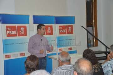 Ramos presenta su proyecto de renovación para el PSOE grancanario en Telde (Foto TA)