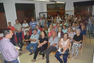 Ramos presenta su proyecto de renovación para el PSOE grancanario en Telde (Foto TA)